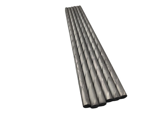 calidad Customizable Length Ground Surface Finish Cemented Carbide Helical Rods for Precision Cutting fábrica