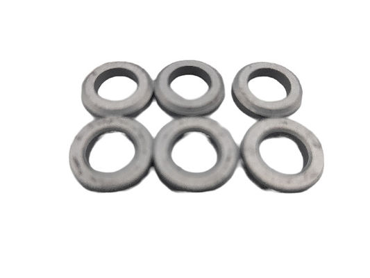 Anillo blanco de carburo de tungsteno personalizado resistente al desgaste alta dureza