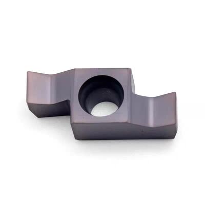 Inserto de ranurado de carburo de tungsteno 6GR 100, herramienta ideal para tareas de ranurado de metales de precisión, doble cabezal